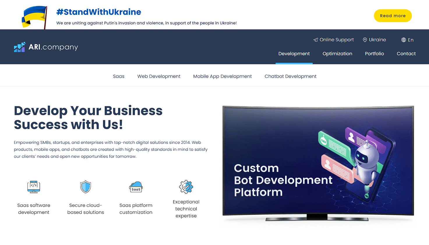 Ari Company Website